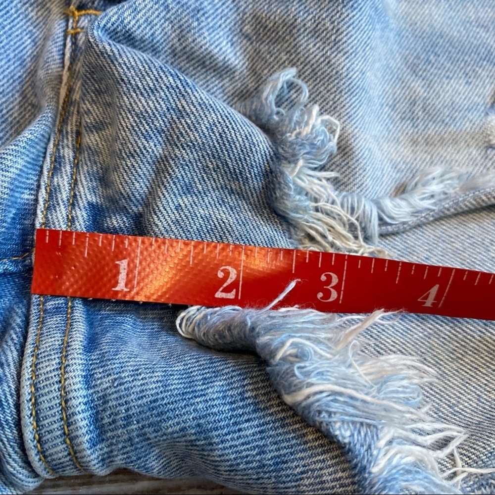 Agolde Parker Vintage Cut-Off High Rise Distressed Denim Jean Shorts Sz 26 - Picture 12 of 12